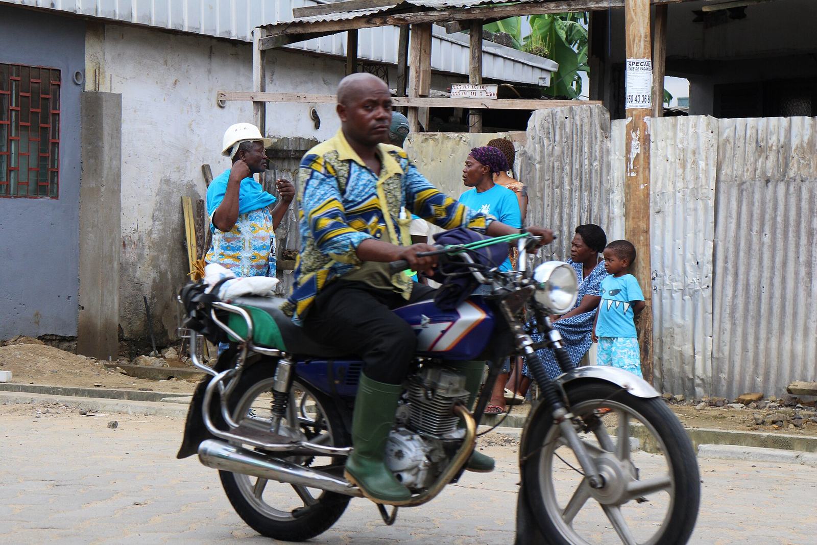 Un conducteur de bensking