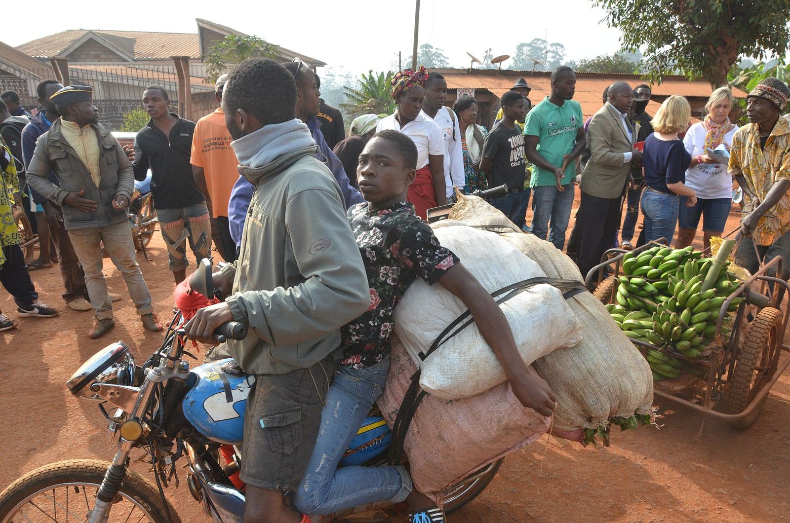 Moto-taxi à Mbouda
